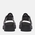 Timberland Clairemont Way Fisherman Sandales Noires Pour Femmes En Cuir