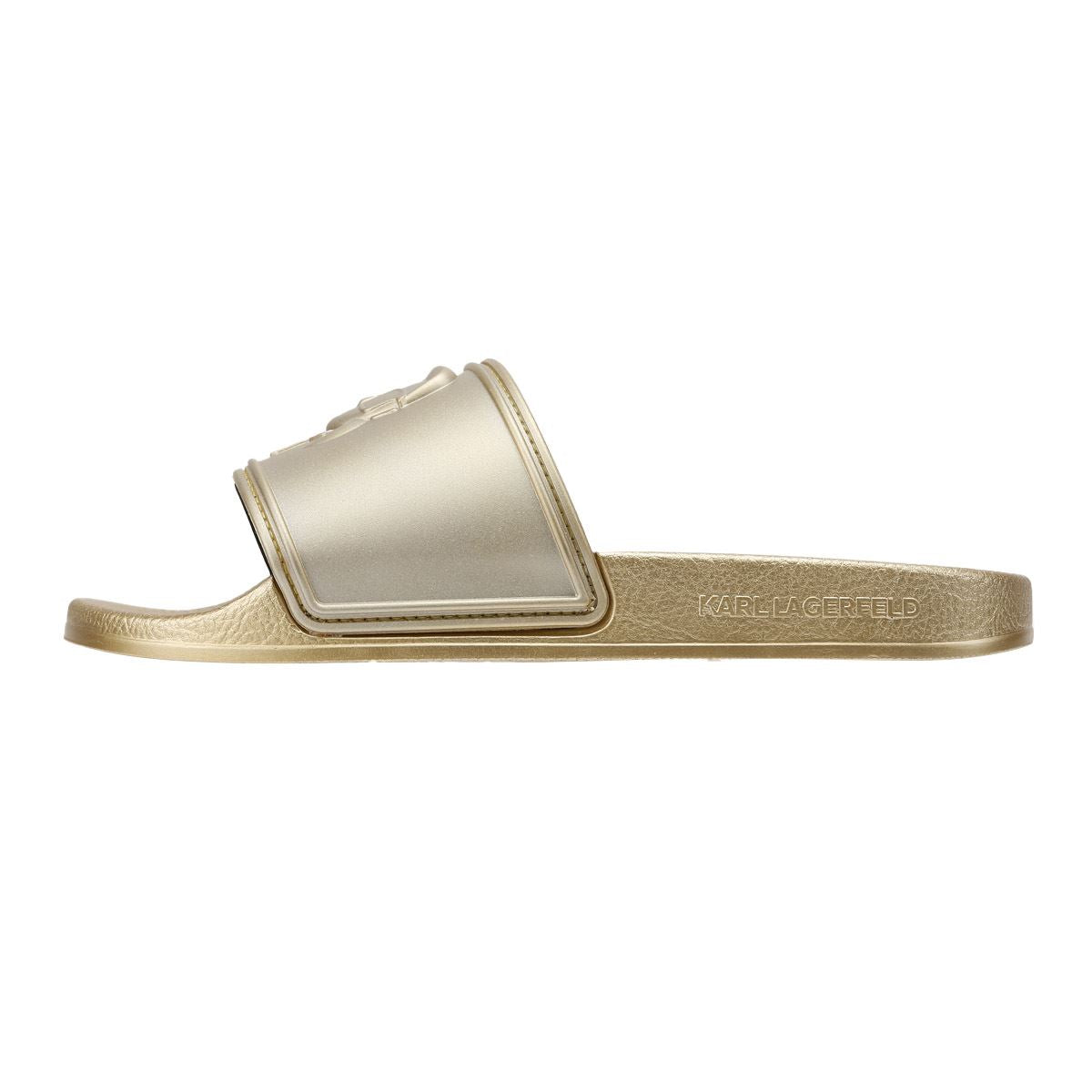 Karl Lagerfeld Kondo 2.0 Karl NFT Sandales Dorées Pour Femmes