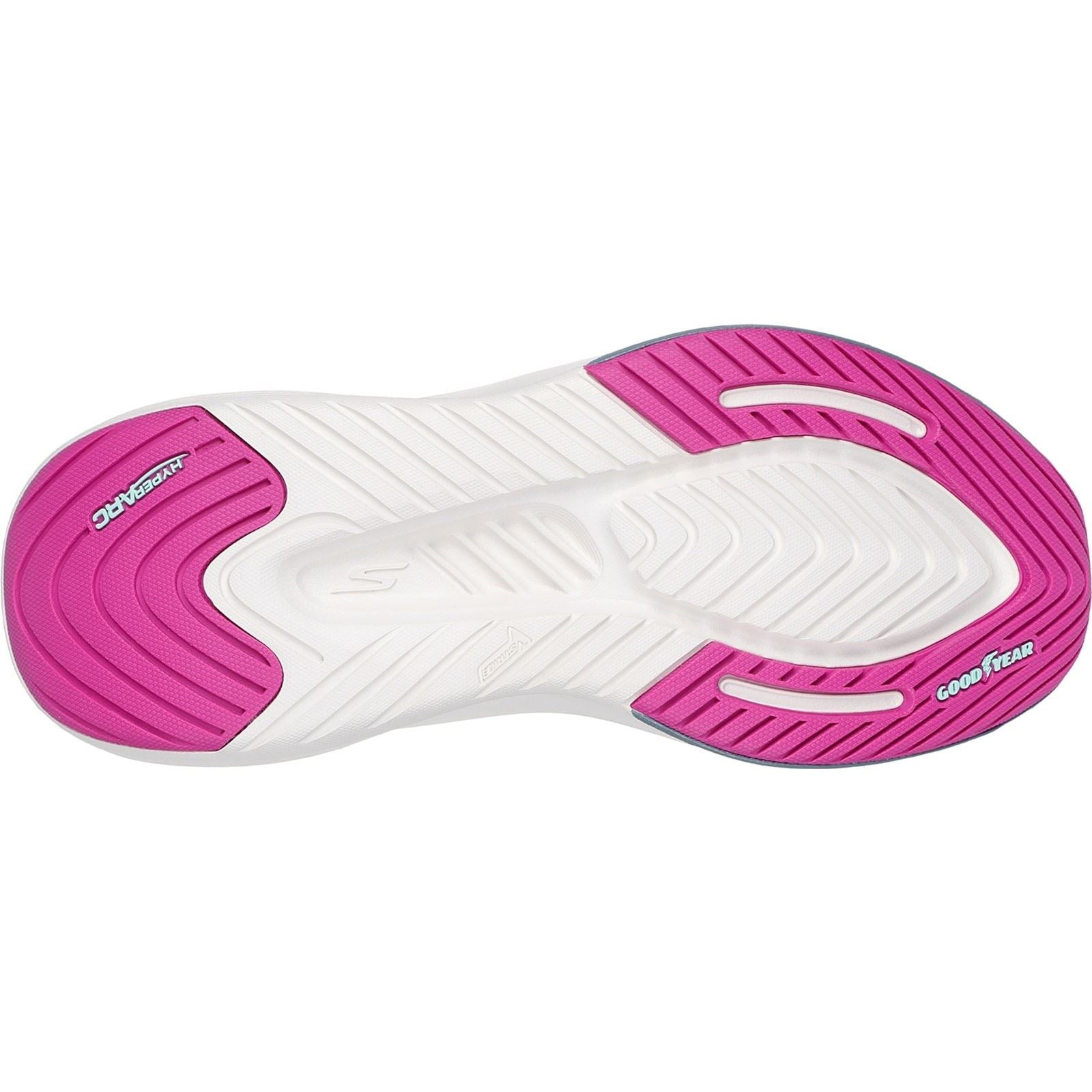 Skechers GO WALK Max Walker Sally Baskets Pour Femmes En Toile, Couleur Charbon/Violet