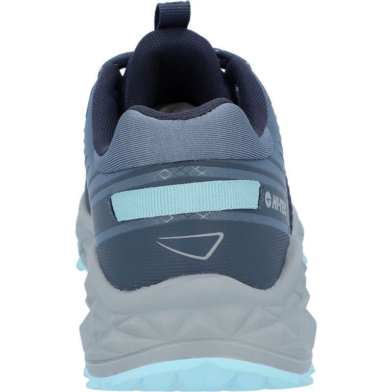 Hi-Tec Fuse Trail Low Chaussures De Sport Pour Femmes En Maille De Polyester Grisaille/flintstone