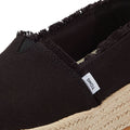 TOMS Canvas Valencia Femmes Black Espadrilles