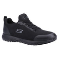 Skechers Workwear Squad SR Myton Baskets De Sécurité Noires Pour Hommes En Textile