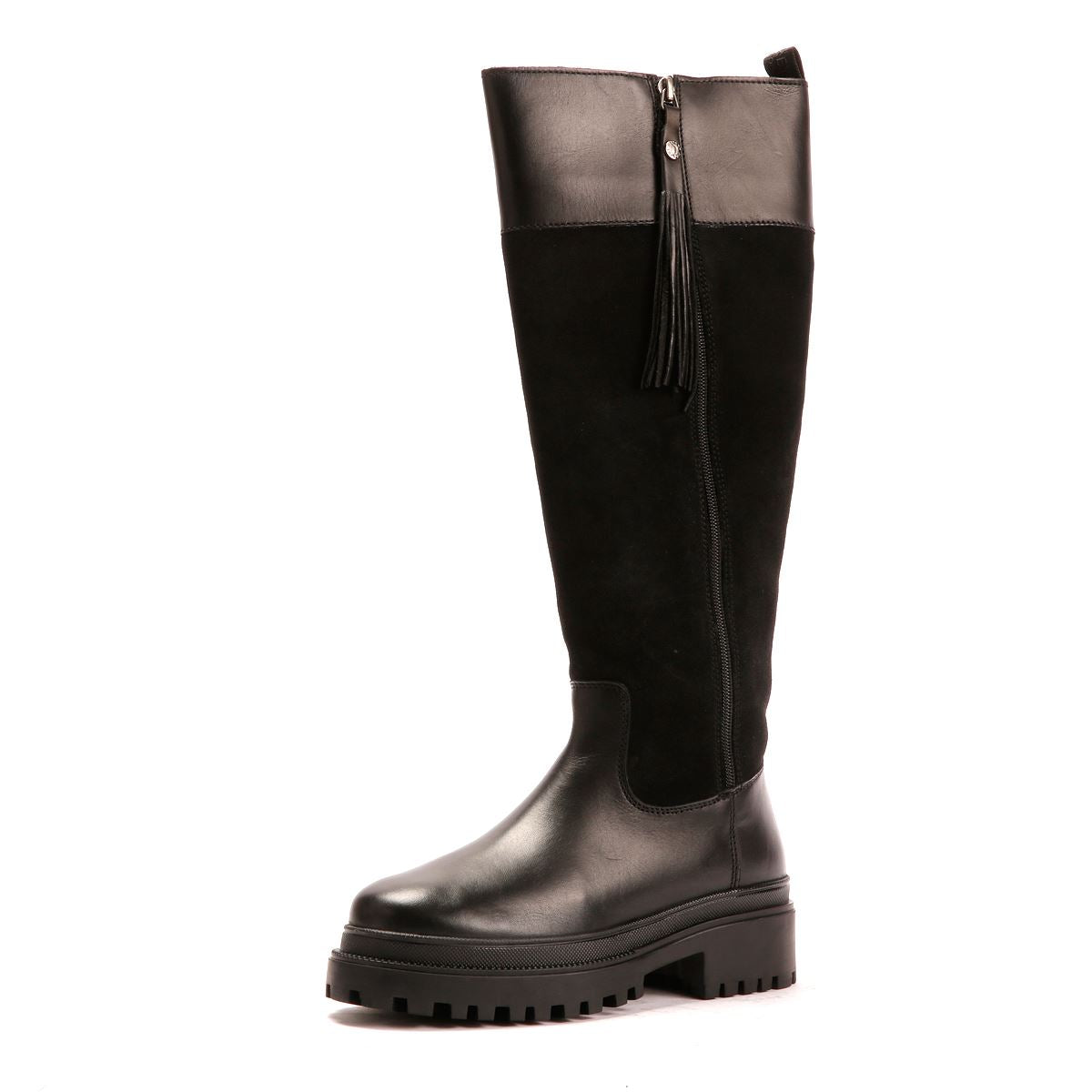 Osprey London The Bramble Tall Bottes Noires En Cuir Pour Femmes