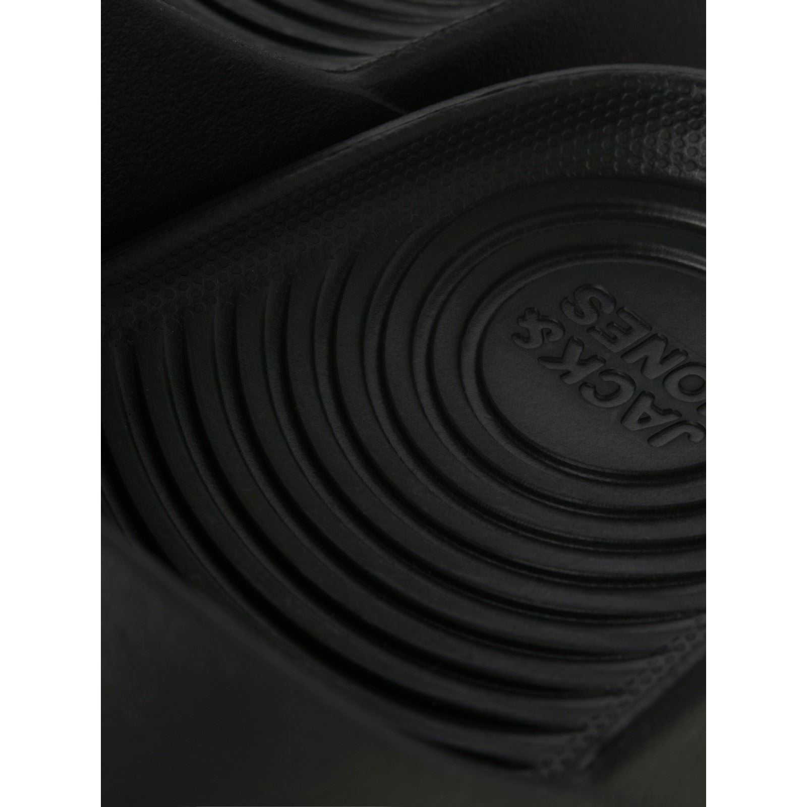 Jack & Jones Ripple Moulded Tongs Pour Hommes Eva Anthracite