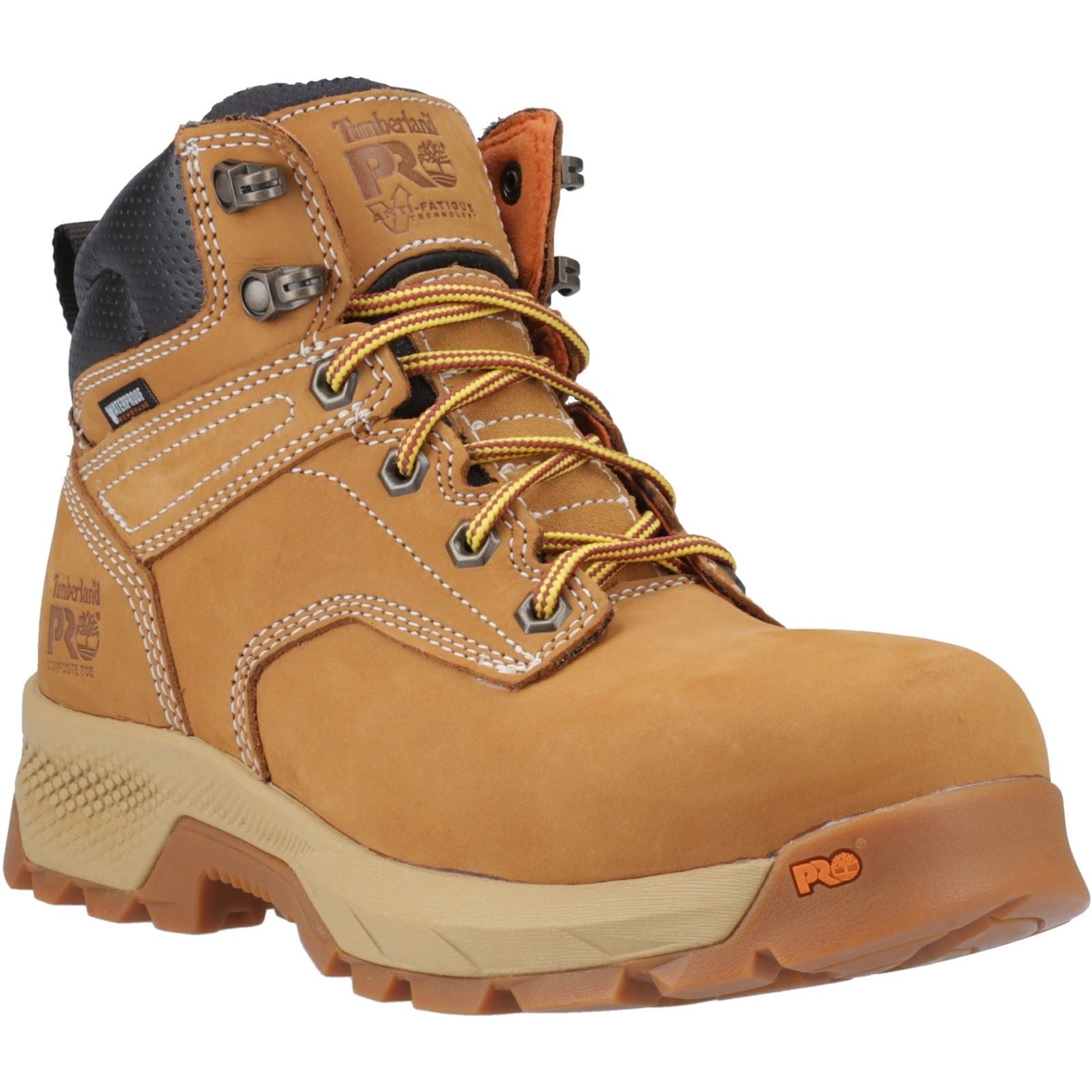 Timberland Pro Bottes De Sécurité Titan En Cuir Pour Femmes, 6" En Blé