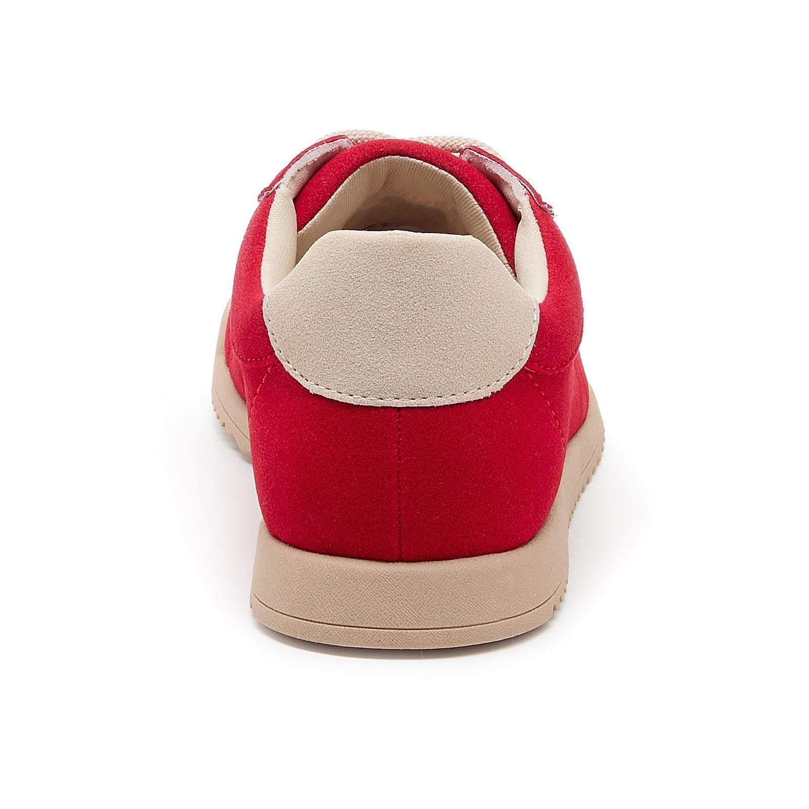 Rocket Dog Bertie Pella Baskets Rouges En Textile Pour Femmes