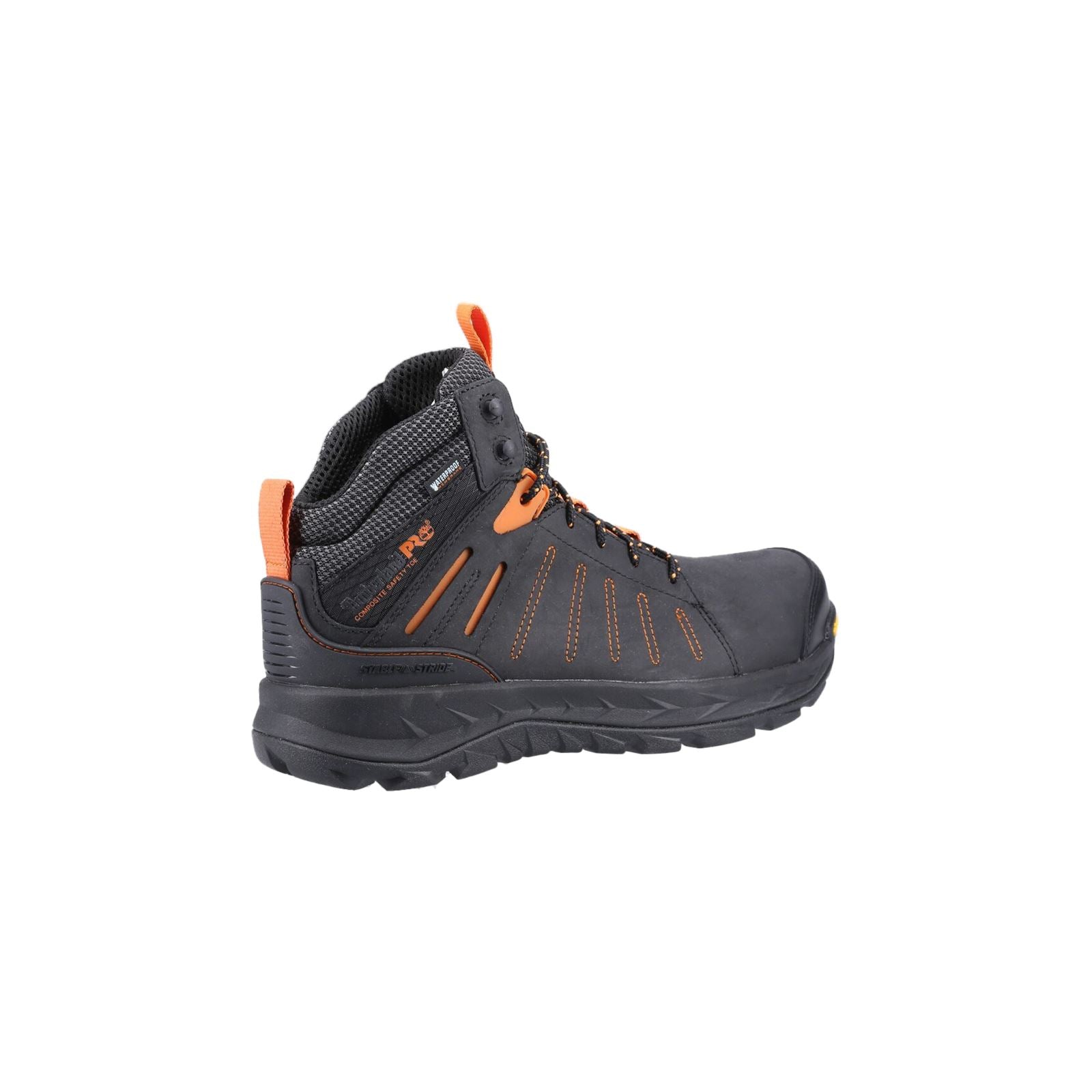 Timberland Pro Bottes De Sécurité En Cuir Noir Trailwind