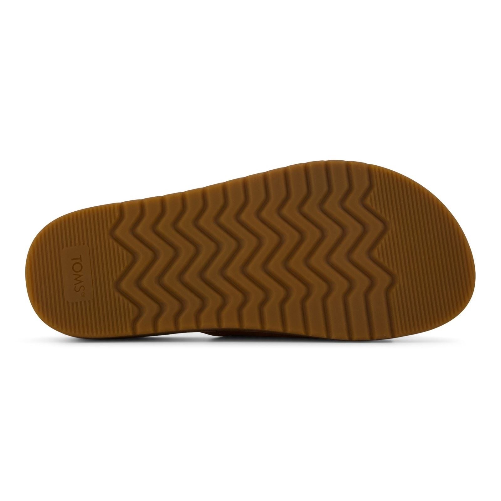 TOMS Marin Sandales En Sucre Brun Pour Femmes En Textile