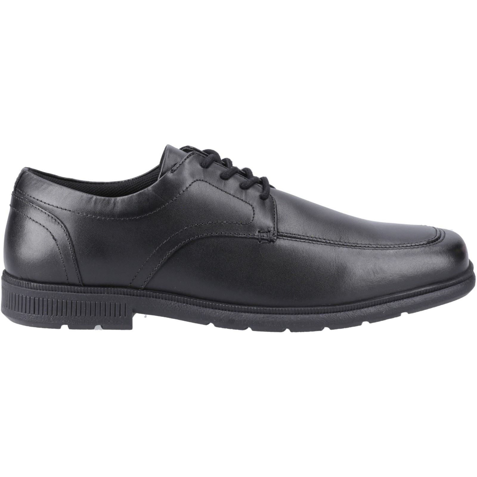 Pod Hornet Chaussures Noires Pour Garçons En Cuir.
