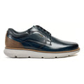 Pod Finch Chaussures En Cuir Pour Homme À Lacets Bleu Marine