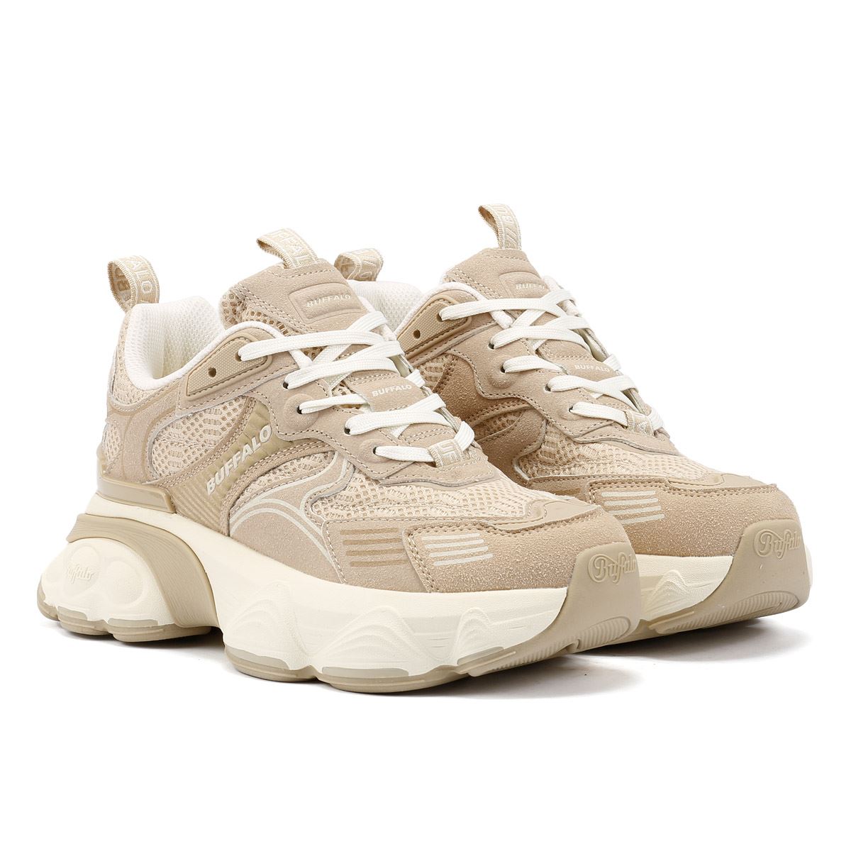 Buffalo Truck Chaussures De Sport Beige Pour Femmes