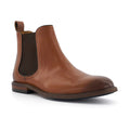 Dune Characteristic Bottes En Cuir Marron Pour Homme