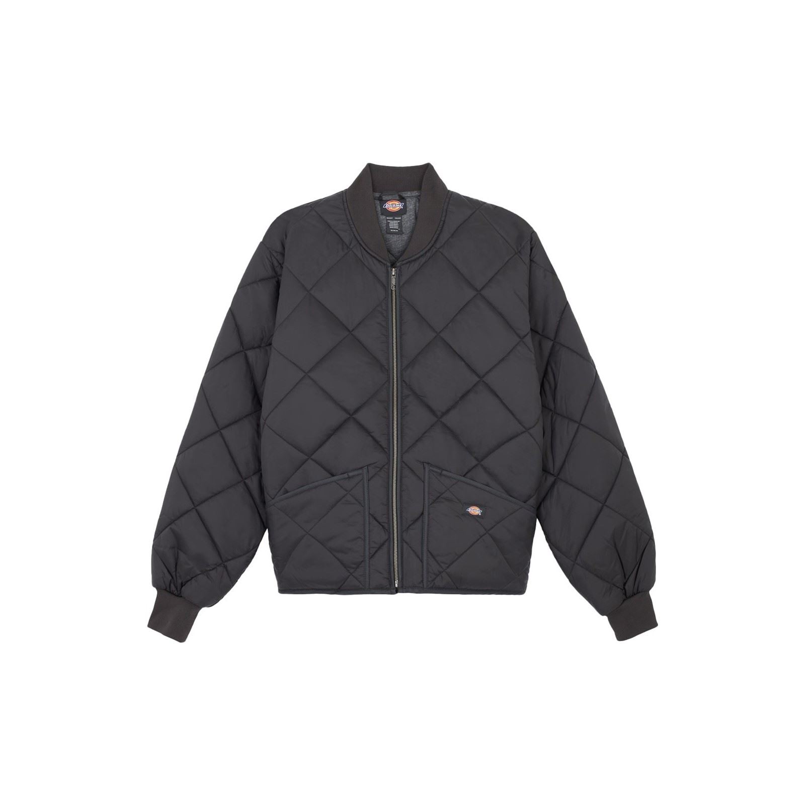 Dickies Diamond Veste Matelassée Noire Pour Homme