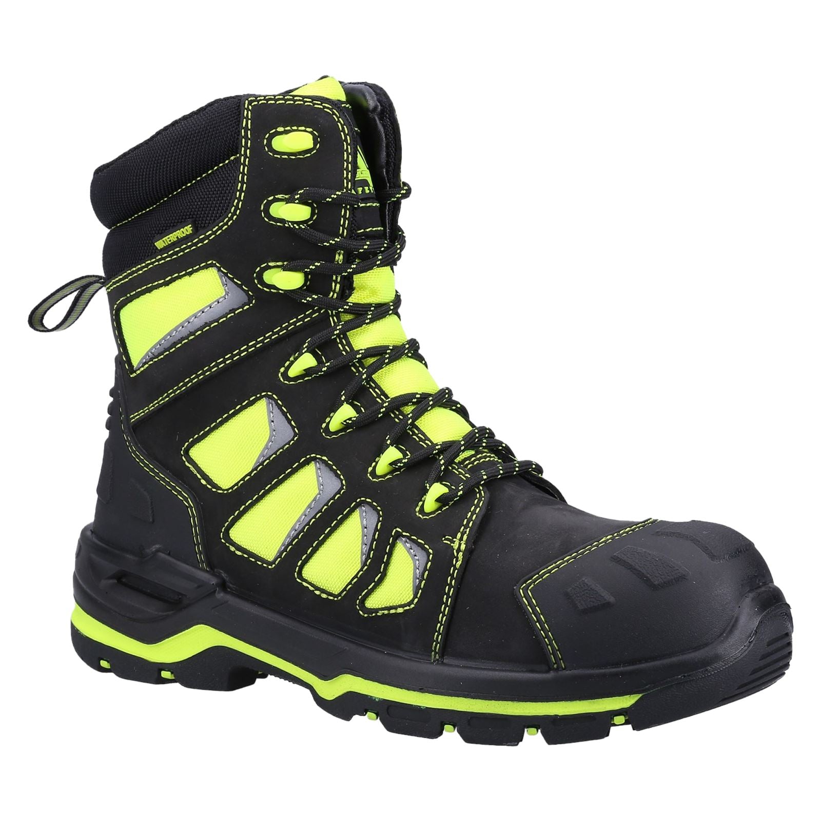 Amblers Safety Bottes De Sécurité En Cuir Jaune Beacon