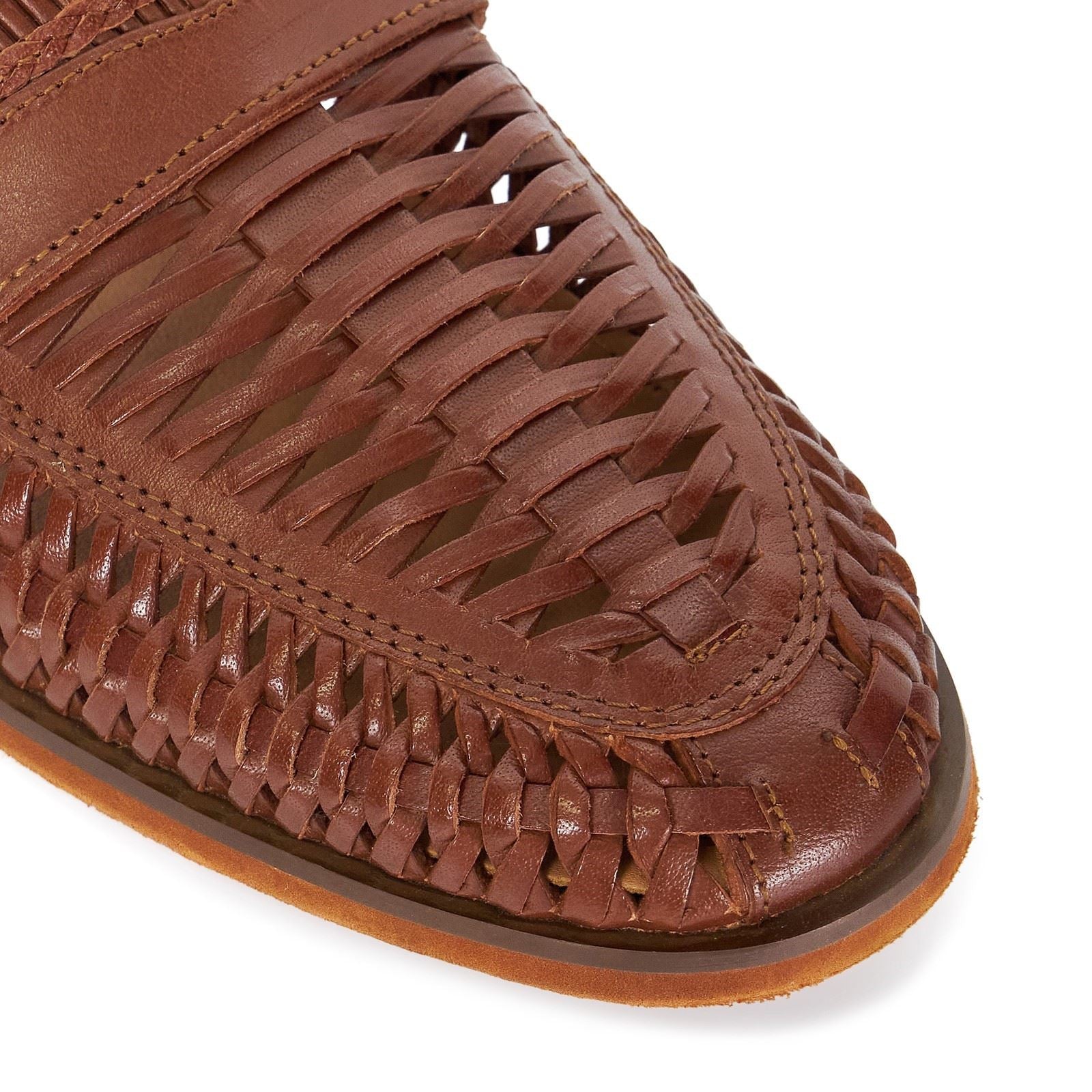 Dune Brickles Mocassins Pour Hommes En Cuir Couleur Fauve