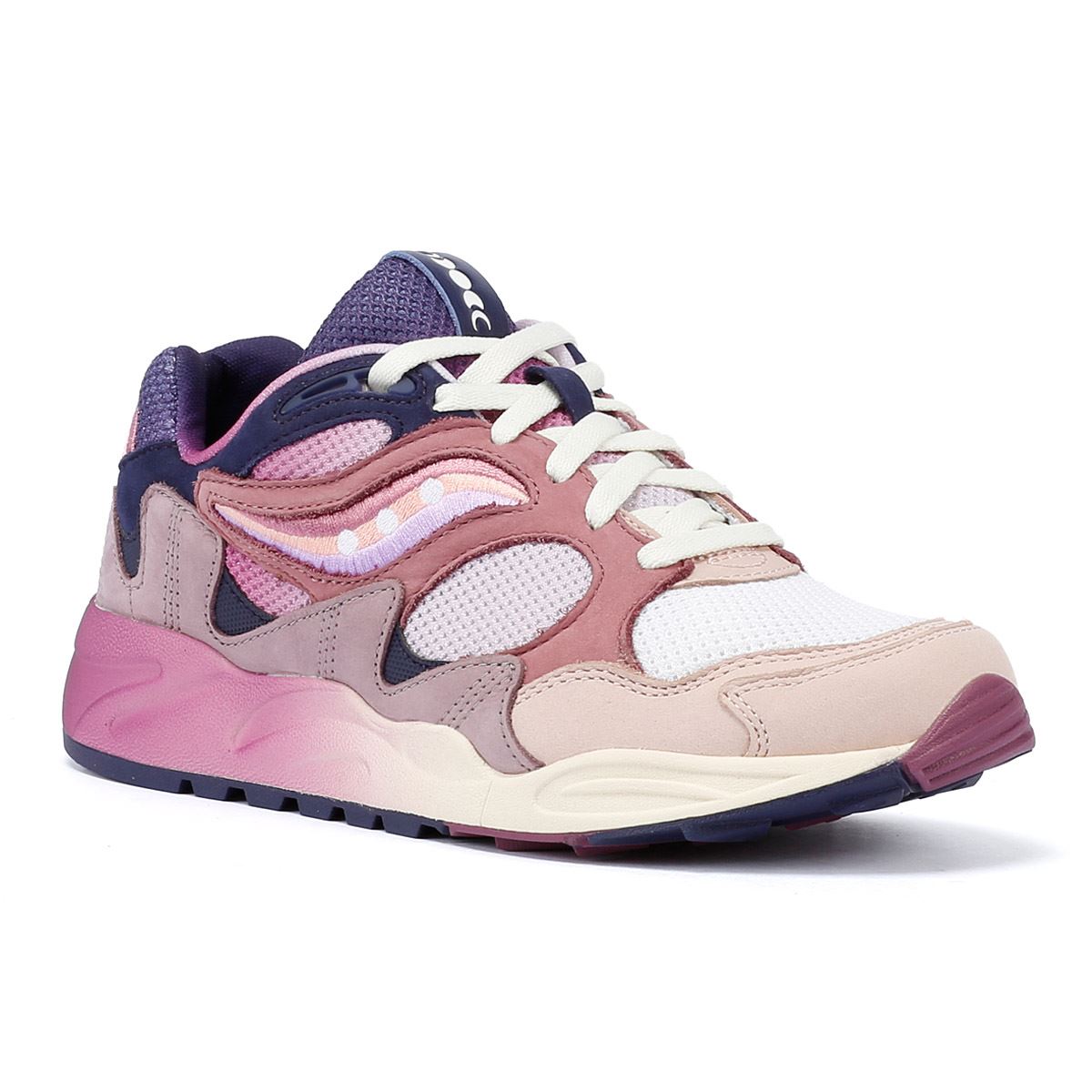 Saucony Shadow 2 Baskets Lilas/Bleues