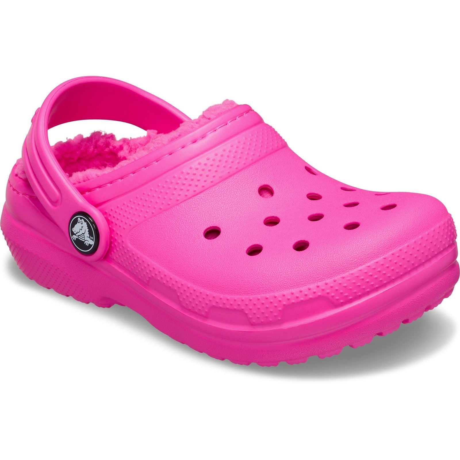 Crocs Classic Lined Sabots En Plastique Thermoplastique Unisexe Pour Enfants De Couleur Rose