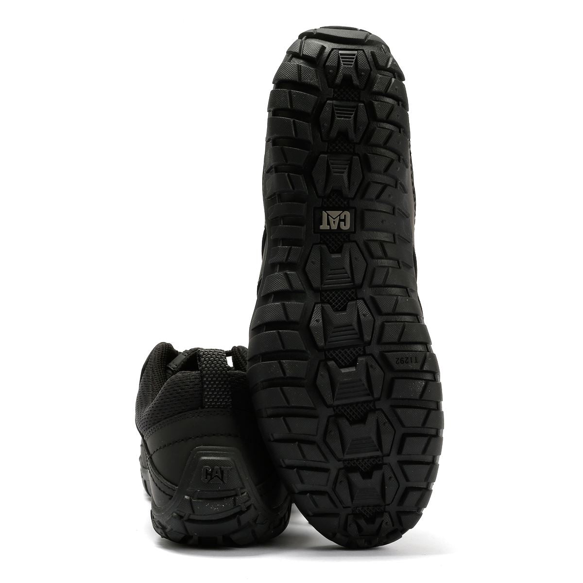 Caterpillar Instruct Chaussures À Lacets Noires Pour Homme En Suède