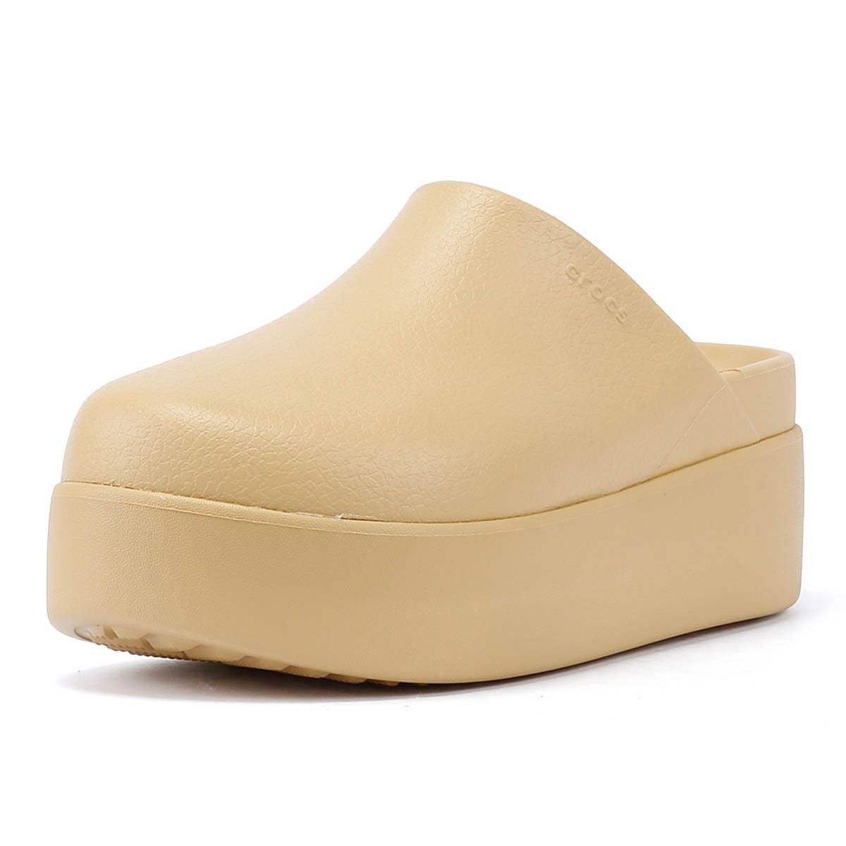 Crocs Dylan Platform Sabots Pour Femmes En Couleur Blé