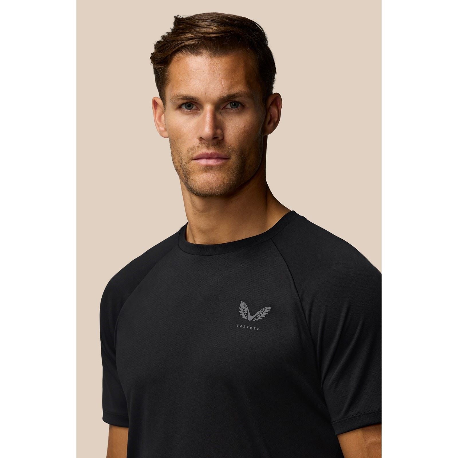 Castore Adapt Training T-Shirt T-Shirts De Sport Actifs Pour Hommes En Polyester Noir
