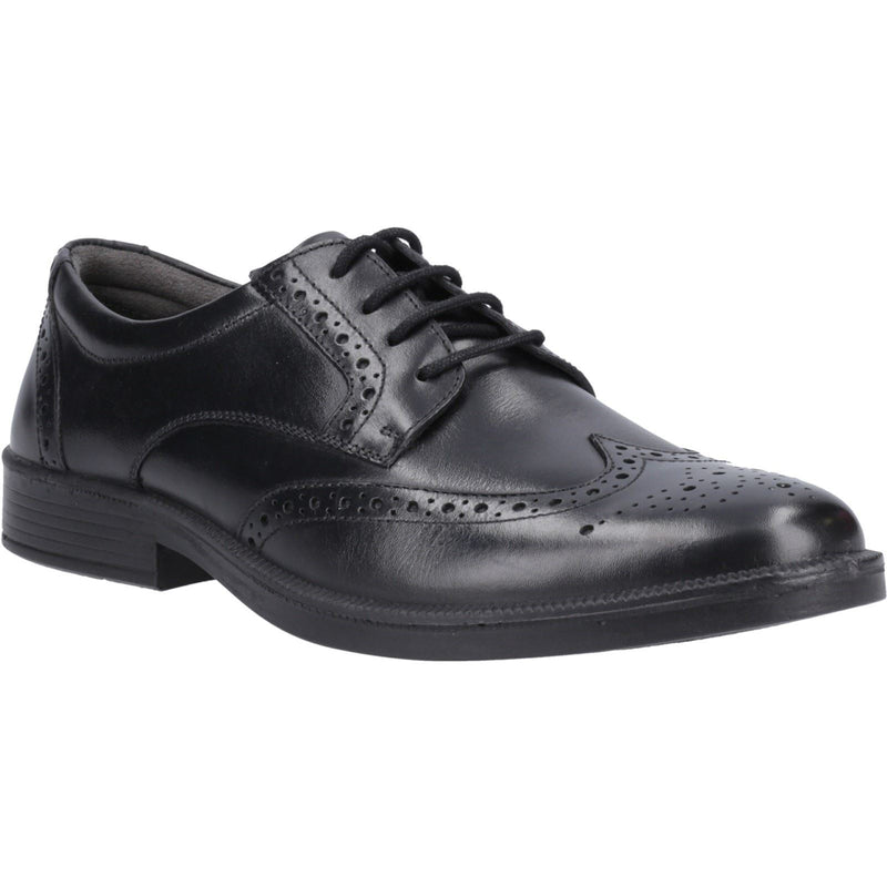 Hush Puppies Nolan Chaussures Richelieu Pour Hommes En Cuir Noir