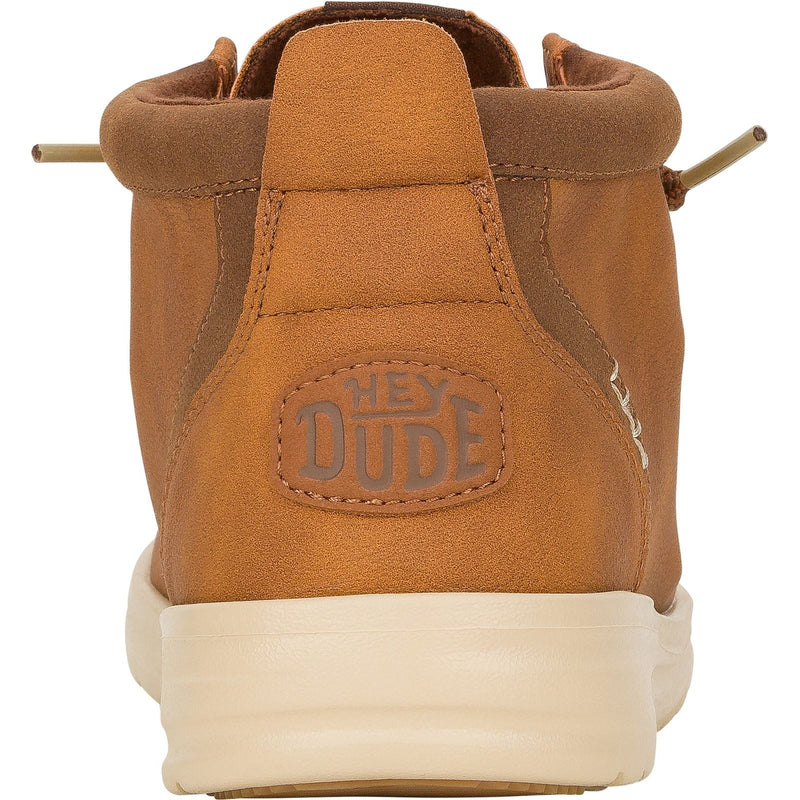 HEYDUDE Wally Mid GripR Classic Bottes Pour Hommes Cognac/Tan
