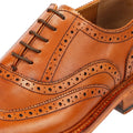 Ben Sherman Sugarman Brogue Chaussures En Cuir Marron À Lacets Pour Homme