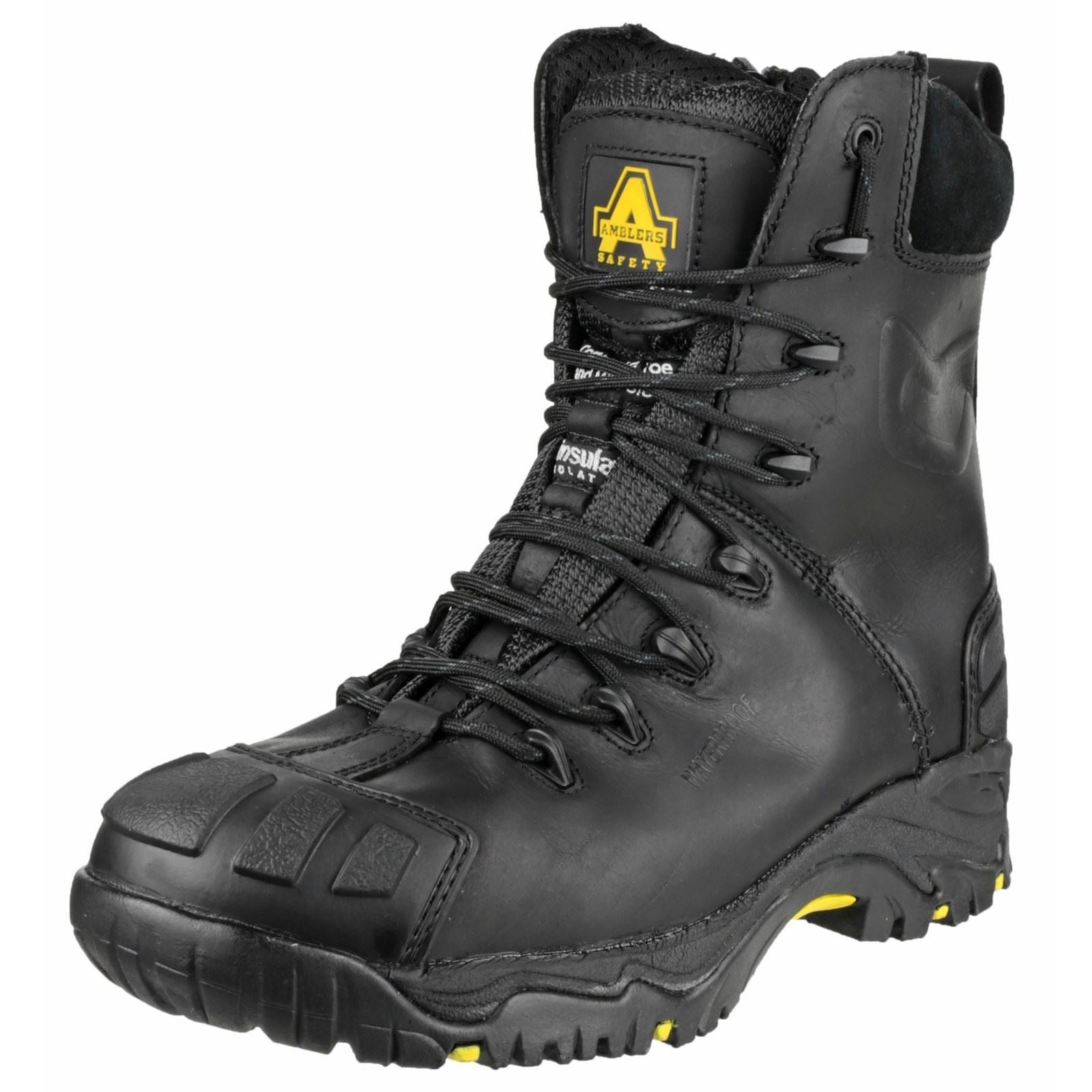 Amblers Safety Bottes De Sécurité Noires En Cuir Fs999