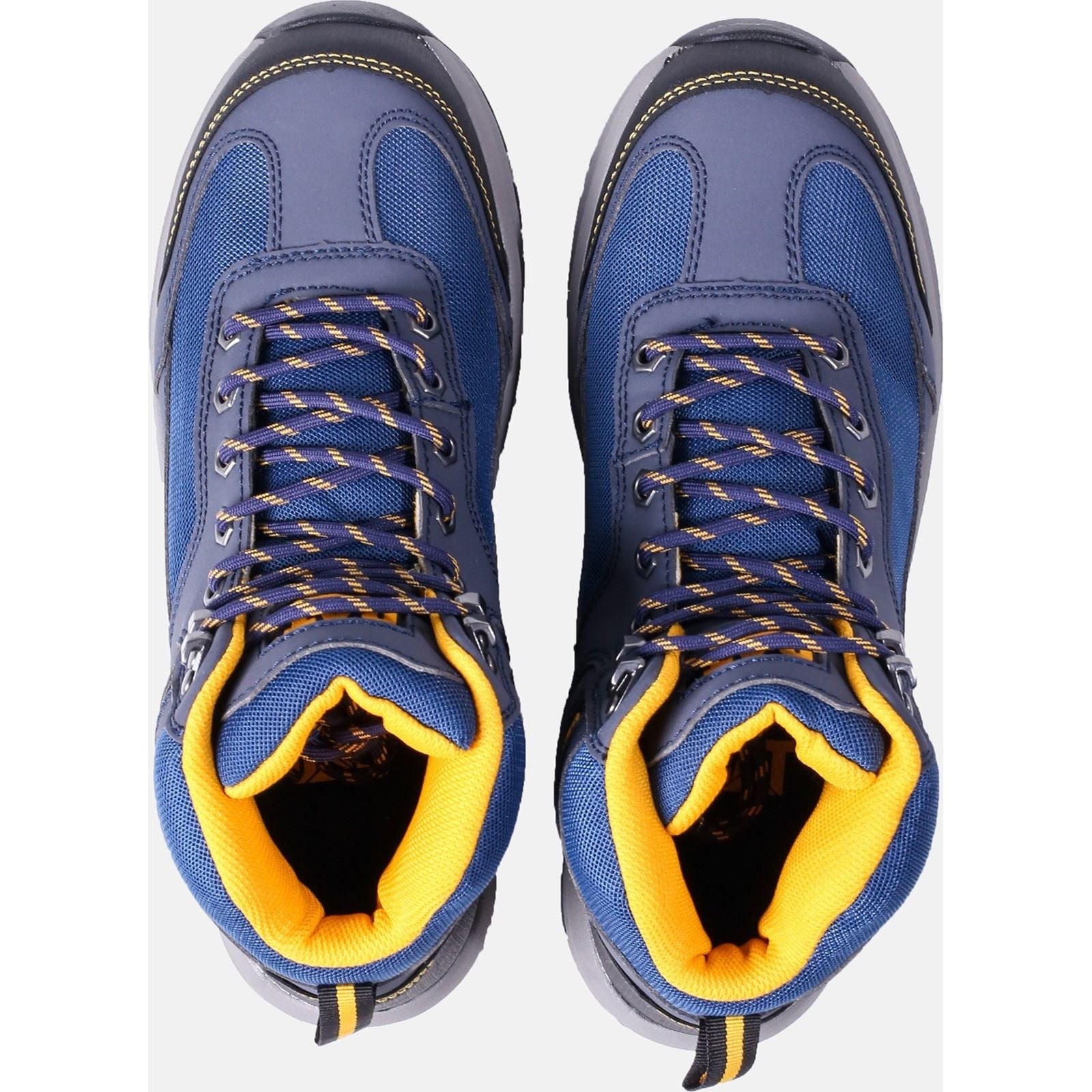 Caterpillar Bottes De Randonnée Elmore Mid Synthétiques Marine