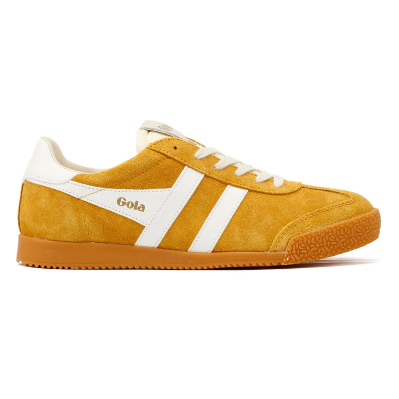 Gola Elan Baskets Jaunes Pour Femmes En Daim