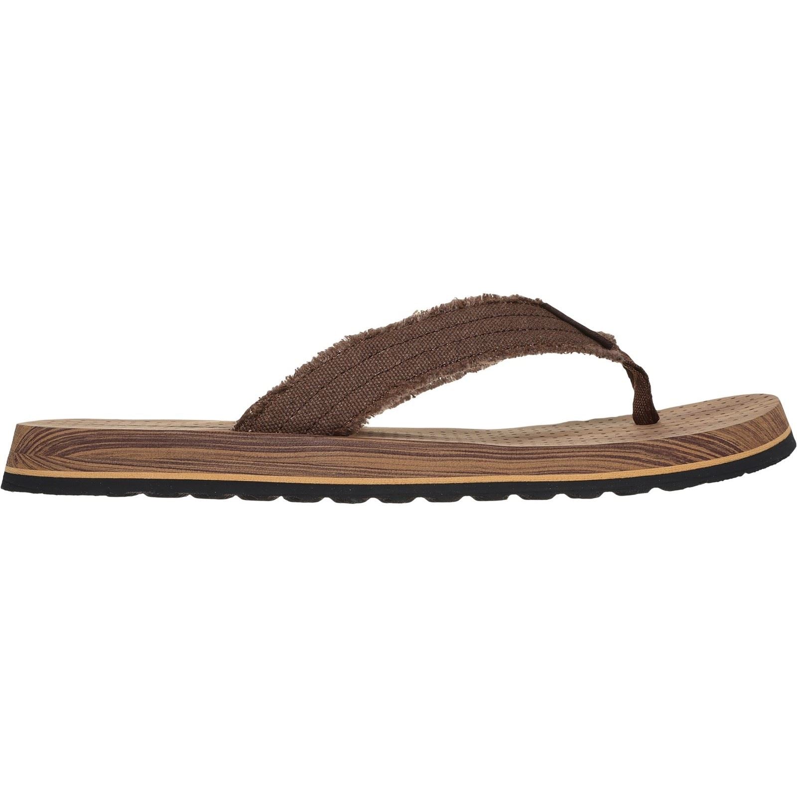 Skechers Tantric Fritz Sandales Pour Hommes En Textile Marron