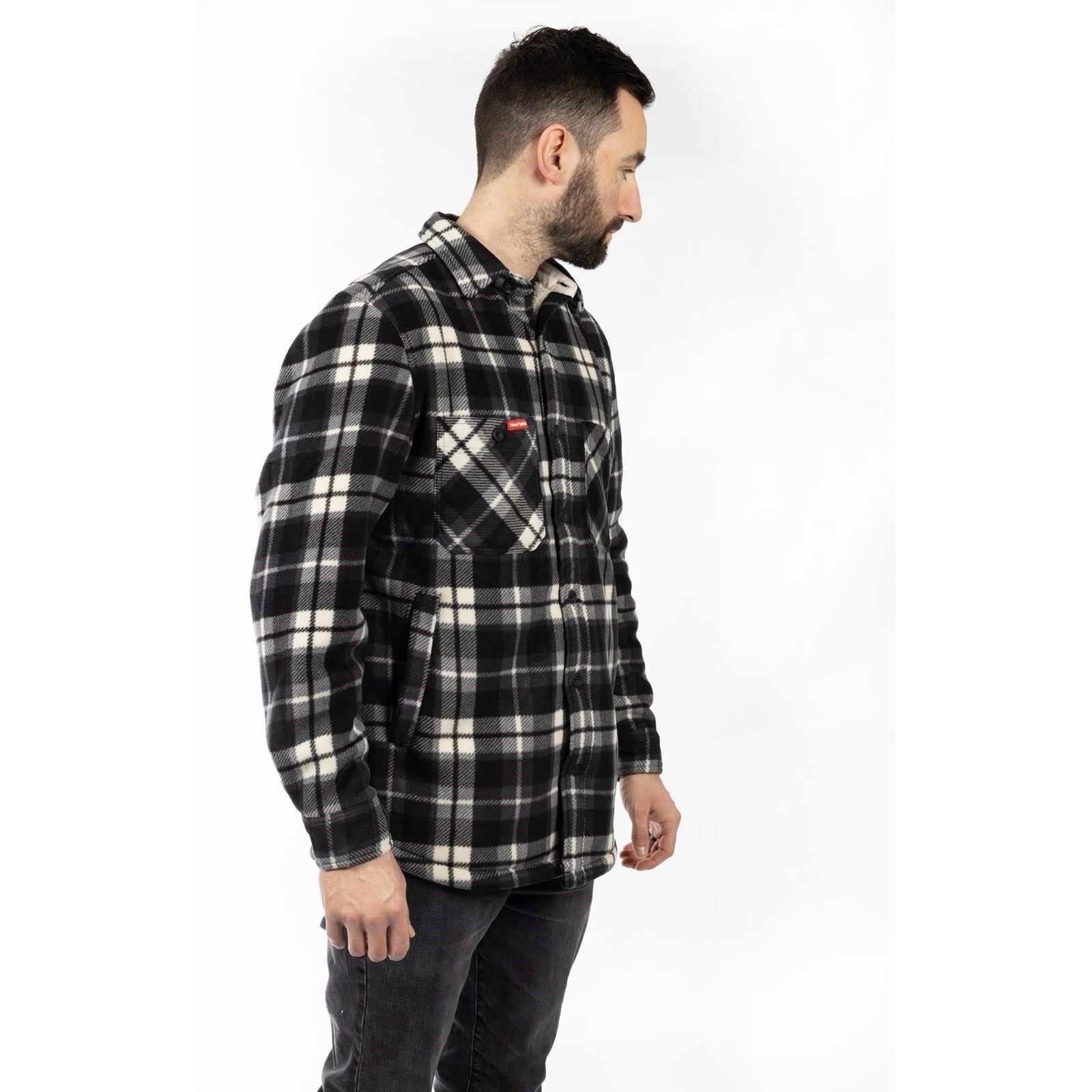 Hard Yakka Sherpa Veste En Polaire Grise Pour Homme