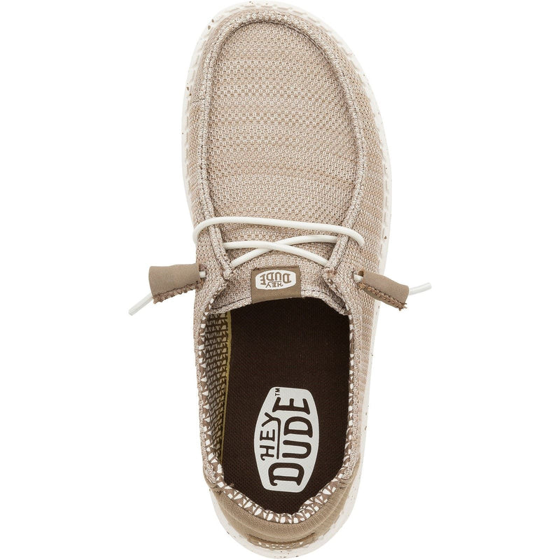 HEYDUDE Wendy Stretch Mesh Loafers En Noyer Pour Femmes En Polyester