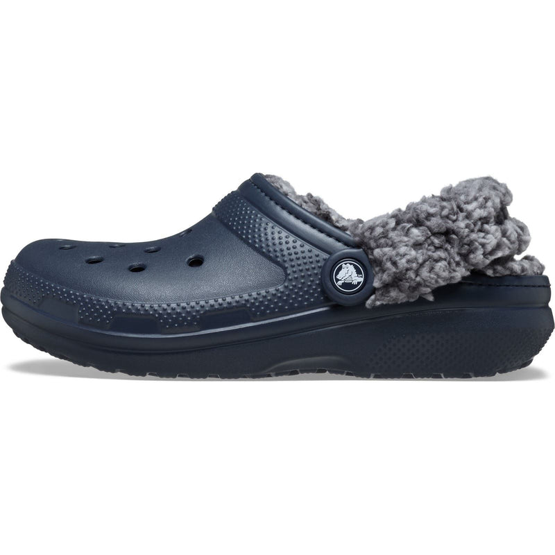 Crocs Classic Fleece Lined Sabots En Thermoplastique Bleu Marine
