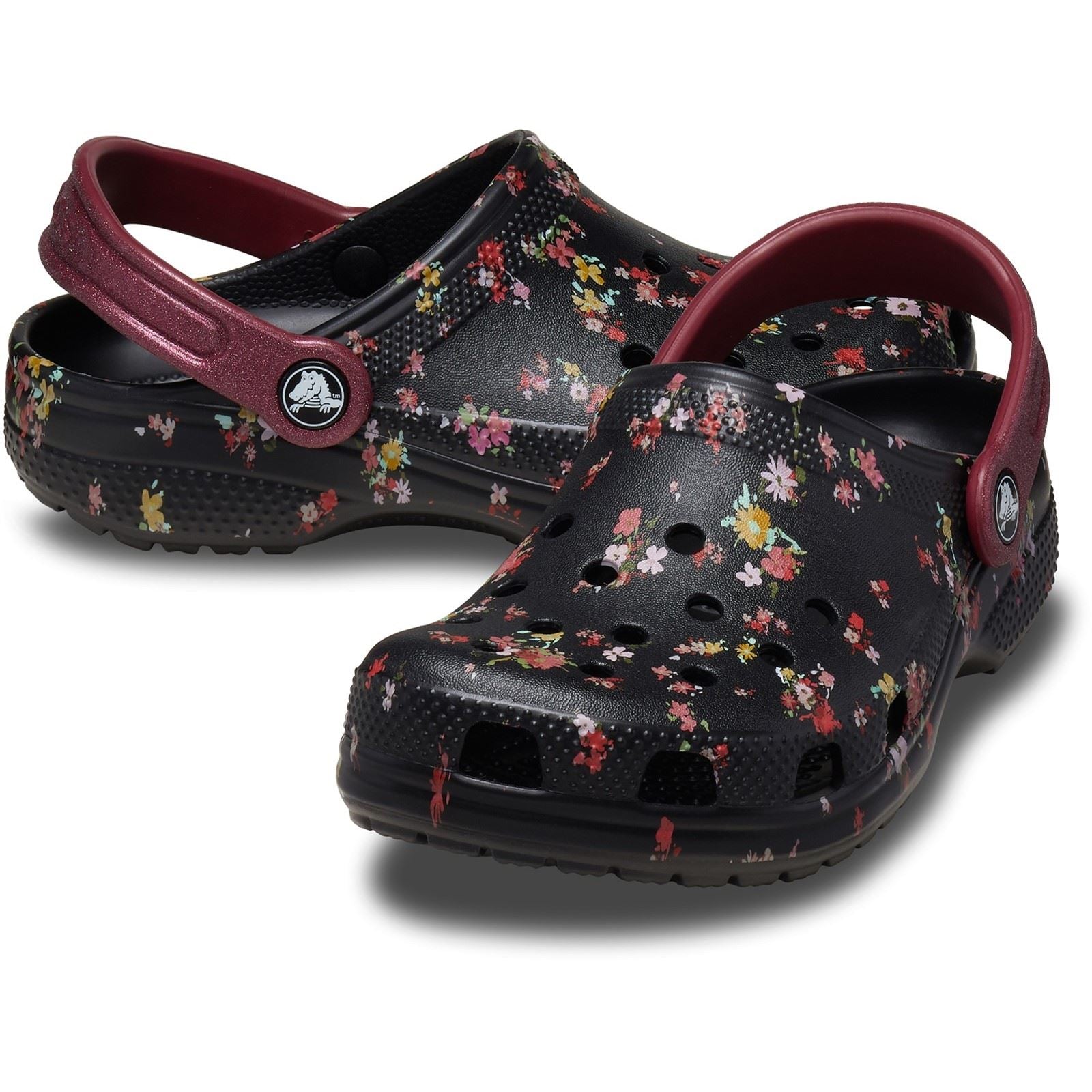 Crocs Classic Graphic Thermoplastique Noir/multicolore Mocassins