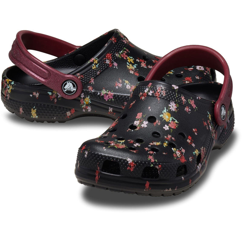 Crocs Classic Graphic Thermoplastique Noir/multicolore Mocassins