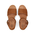 TOMS Diana Compensées En Cuir Pour Femme, Couleur Fauve