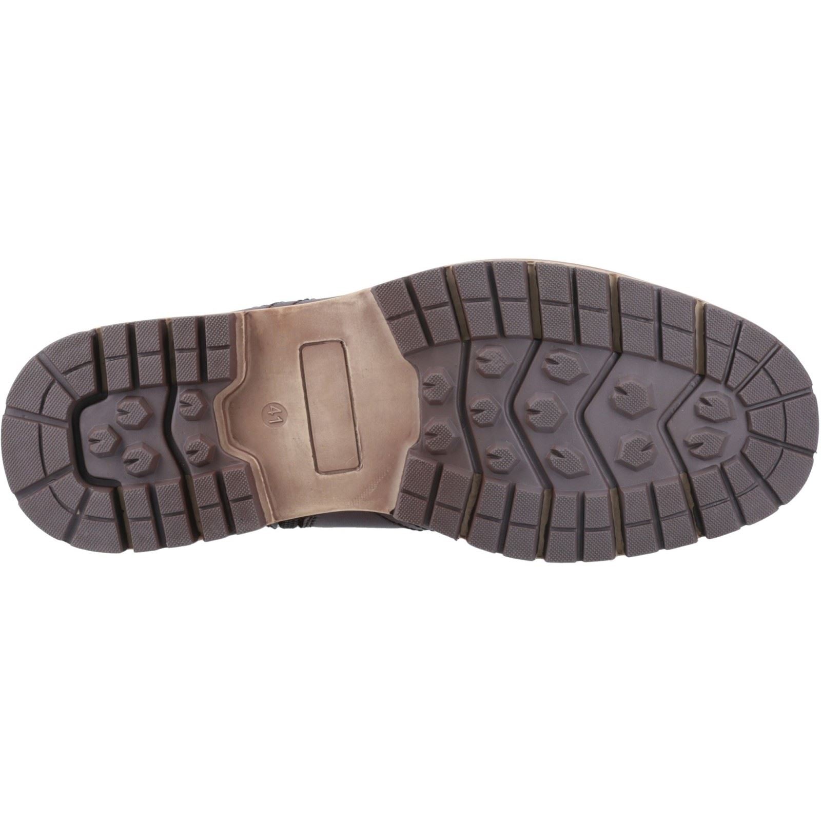 Pod Apollo Bottes Pour Hommes En Cuir/Textile Marron Foncé