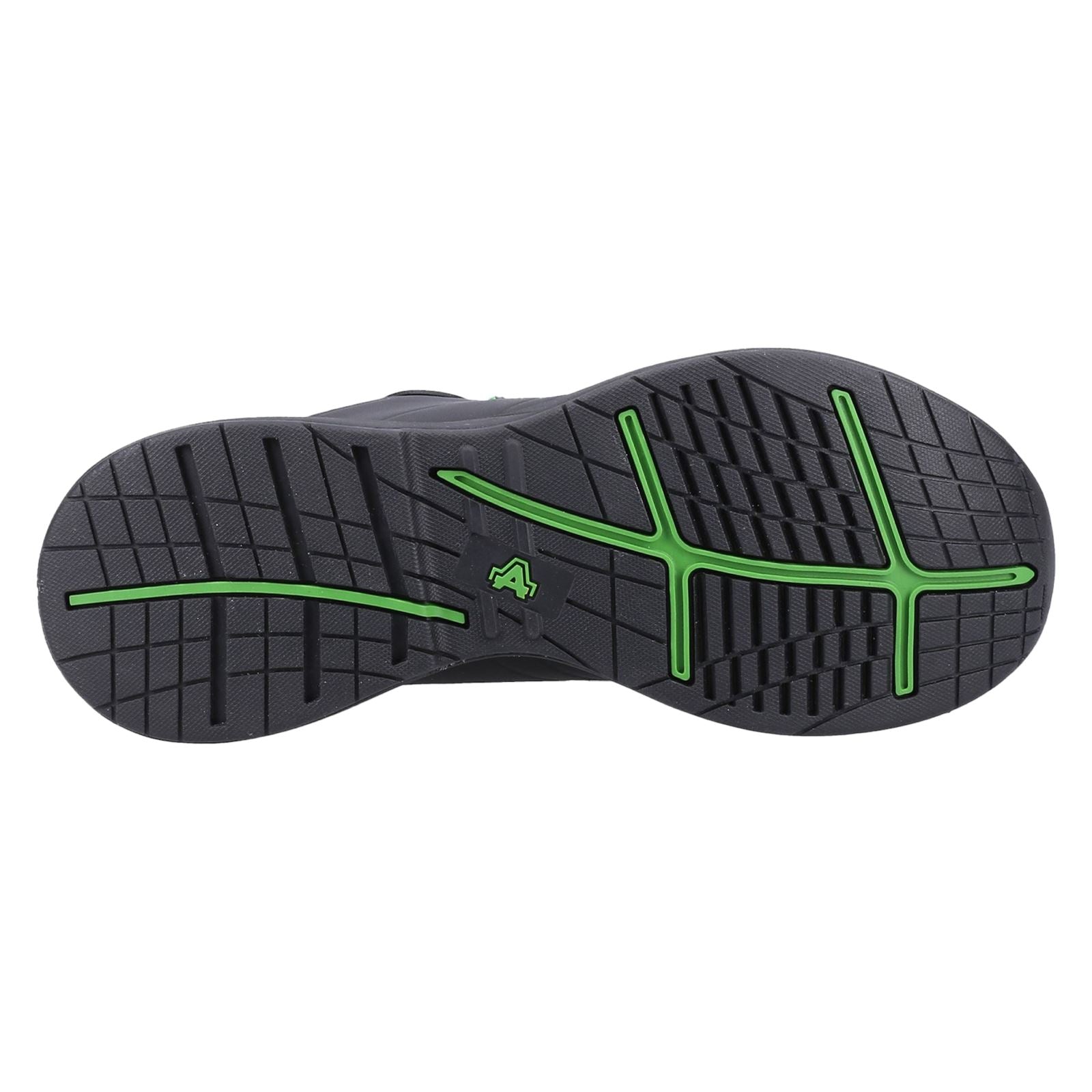 Amblers Safety Six Cent Douze Baskets De Sécurité En Cuir Noires Pour Femmes.
