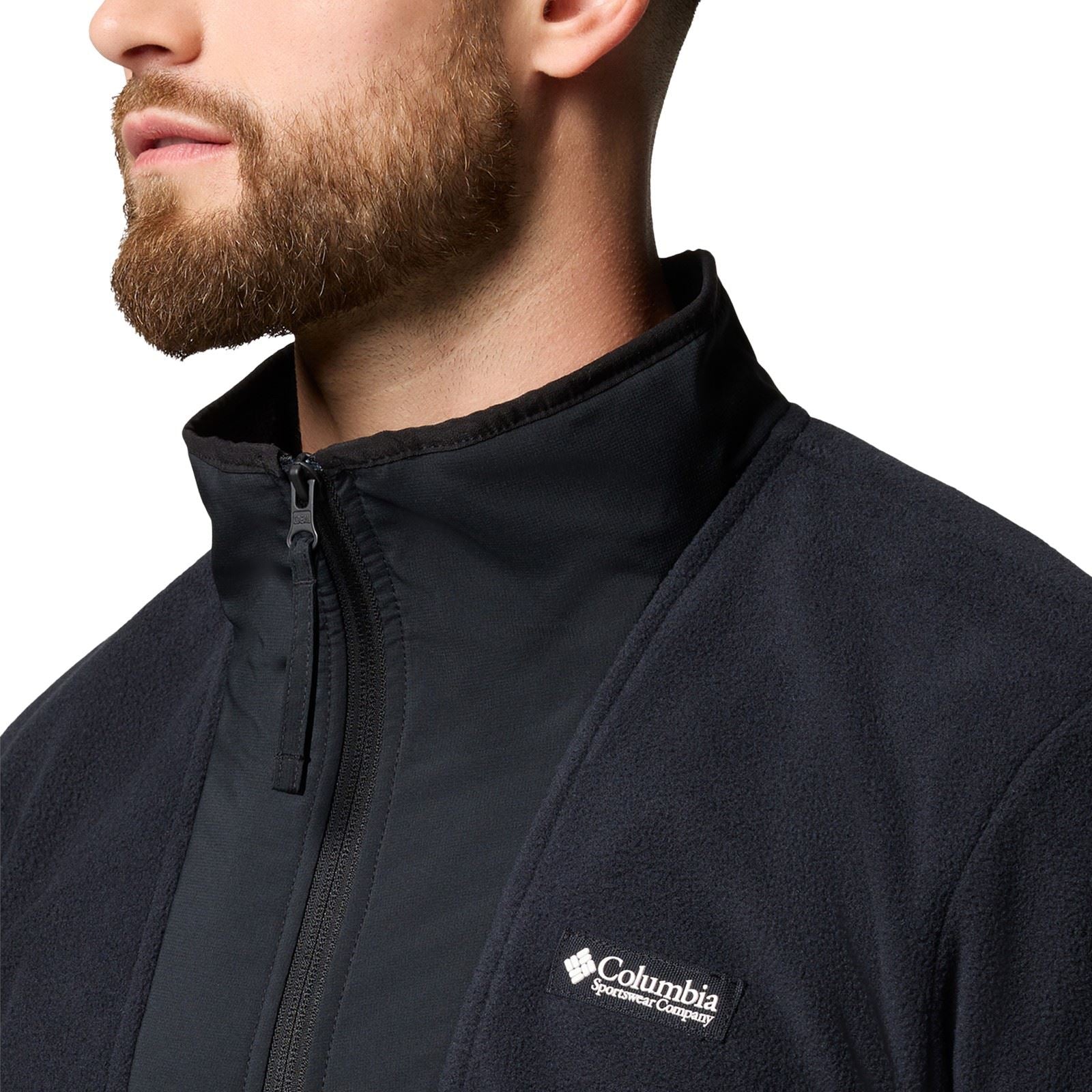 Columbia Sequoia Grove Half Zip Fleece Pulls À Col Zippé Noir En Polyester Pour Homme