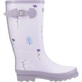 Cotswold Wildflower Tall Bottes En Caoutchouc Lilas Pour Femmes