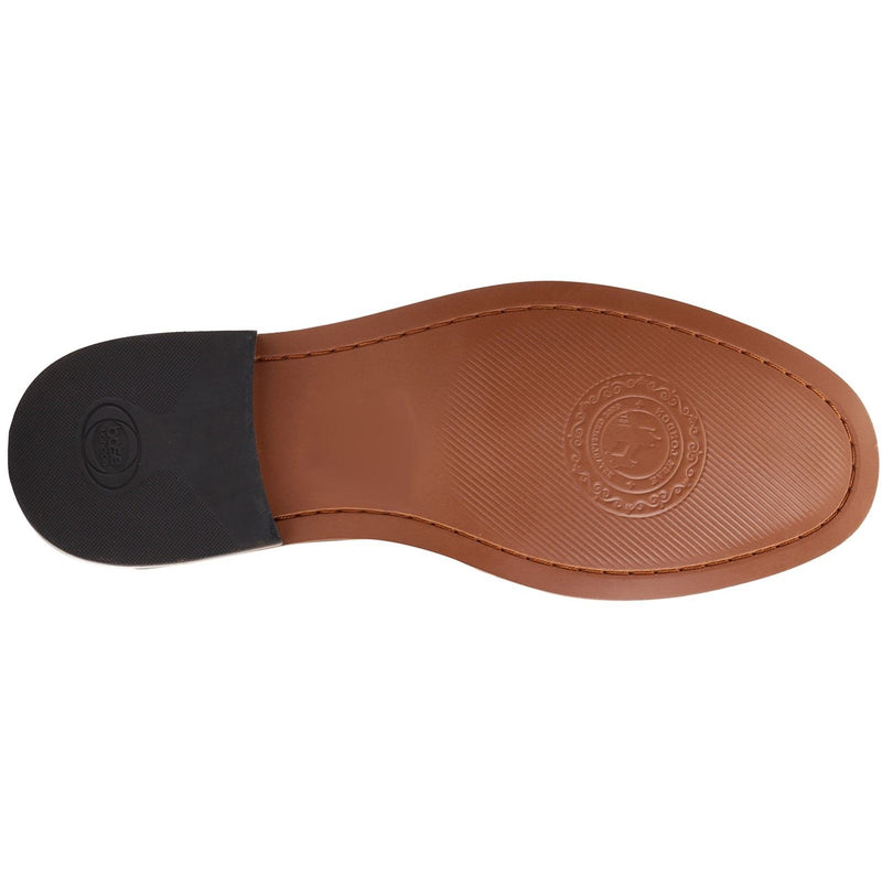 Base London Madison Mocassins Noirs En Cuir Pour Hommes