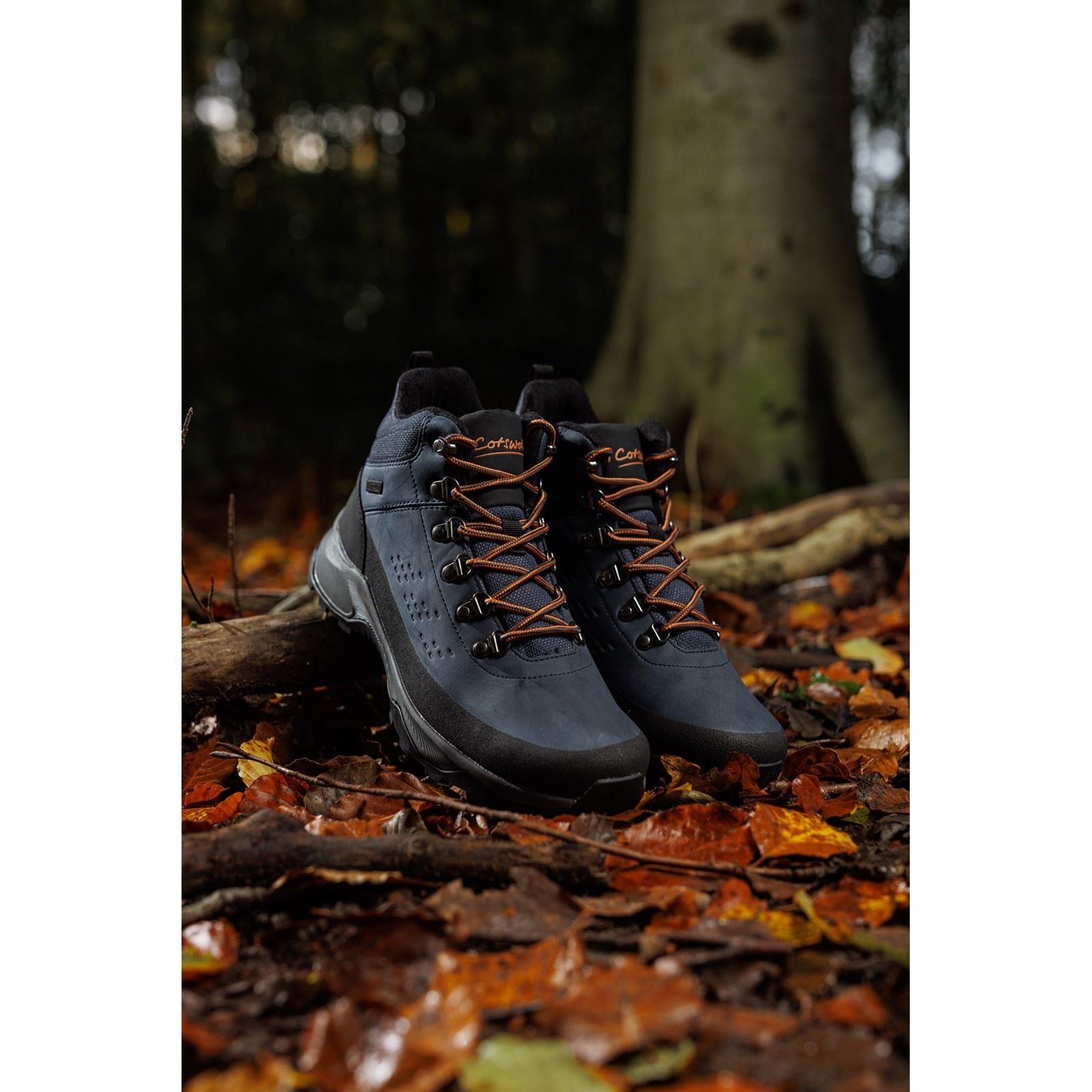 Cotswold Ryeford Chaussures De Randonnée En Cuir Pour Homme Couleur Marine