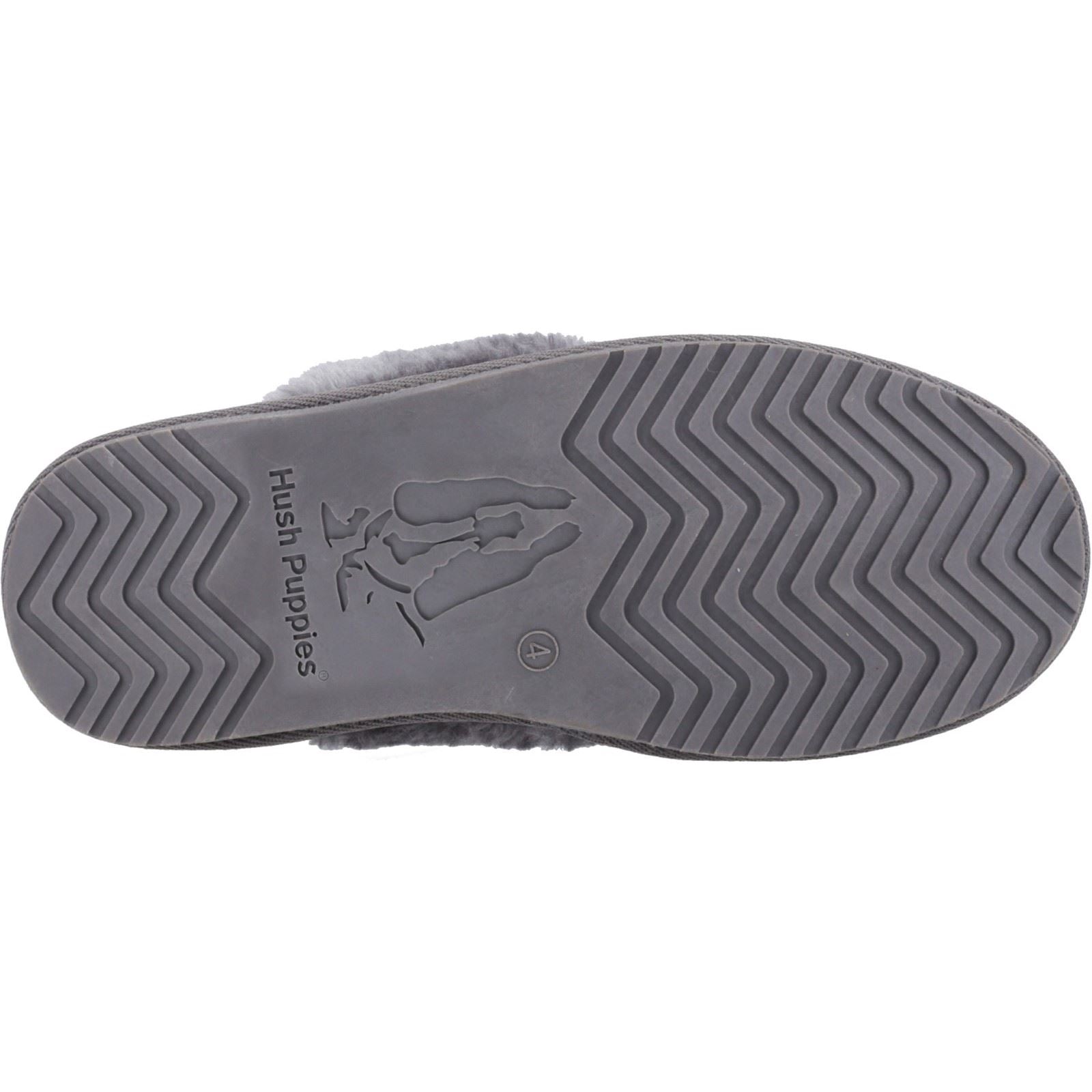 Hush Puppies Arianna Chaussons Pour Femmes En Tissu Gris