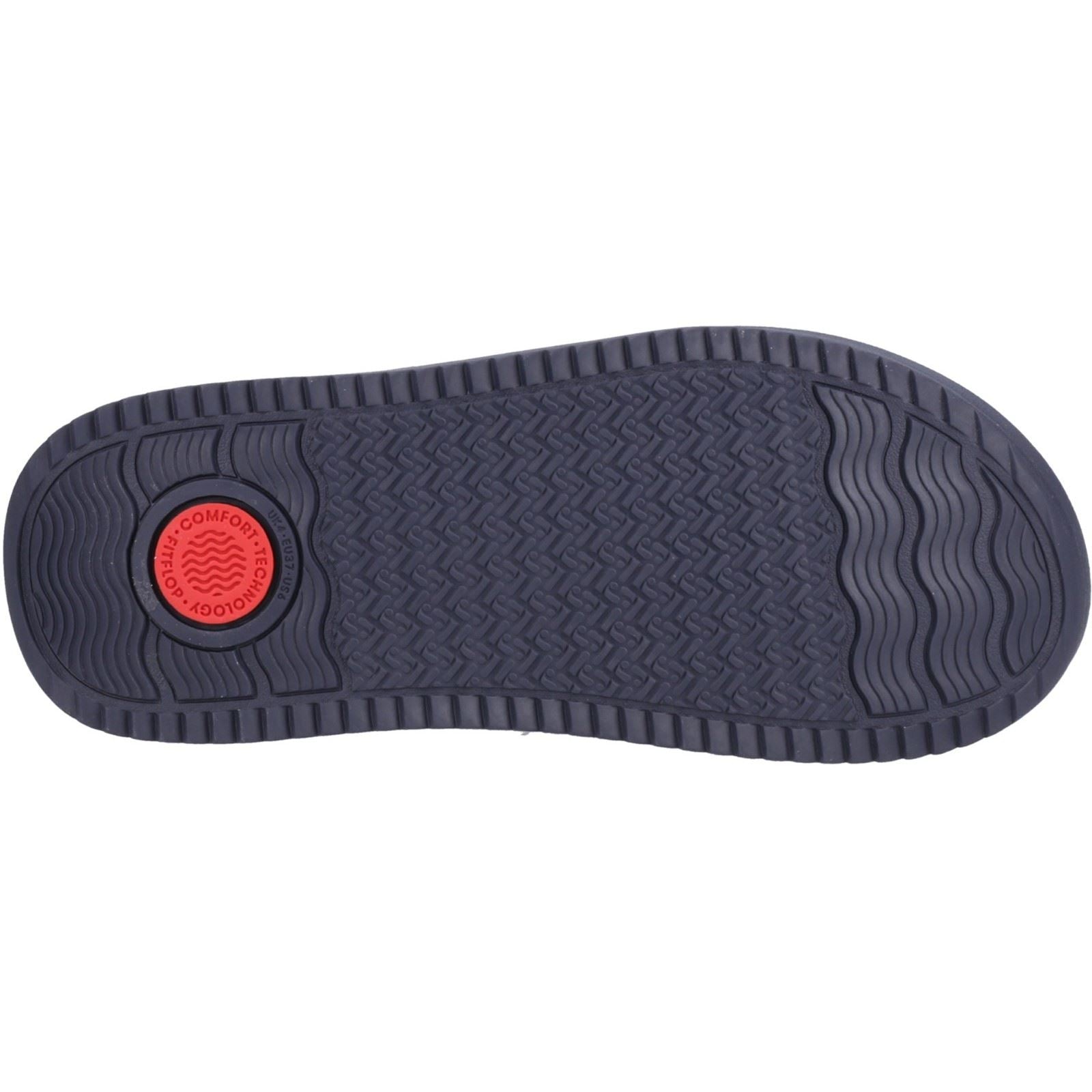 Fitflop Surff Two-tone Sandales Larges En Polyester Pour Femmes Couleur Bleu Marine Nuit