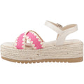 Hush Puppies Jemma Espadrille Sandales Pour Femmes En Polyuréthane Fuchsia
