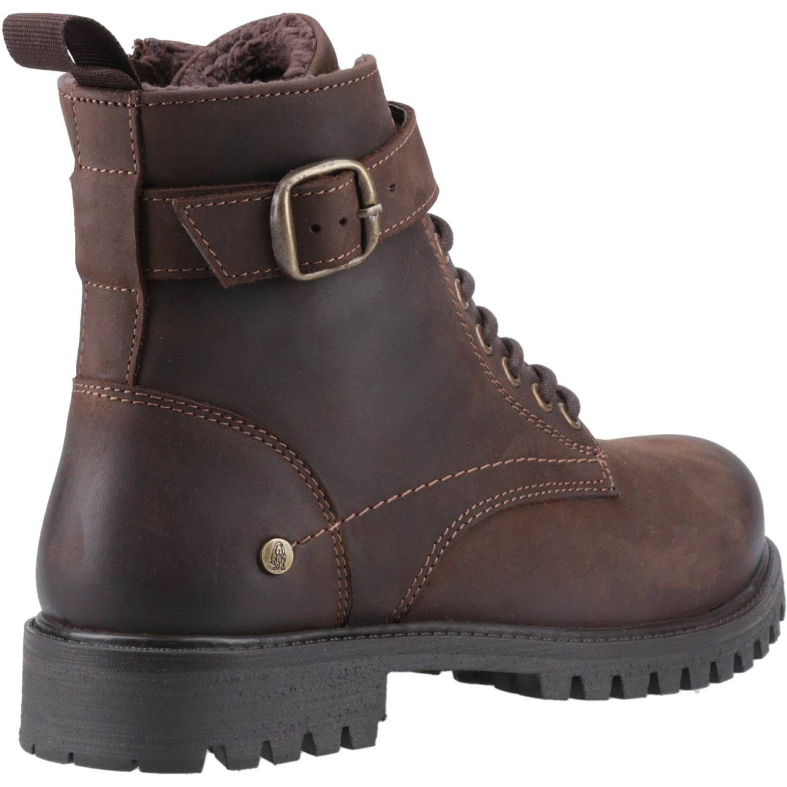 Hush Puppies Wanda Bottes En Cuir Marron Pour Femmes