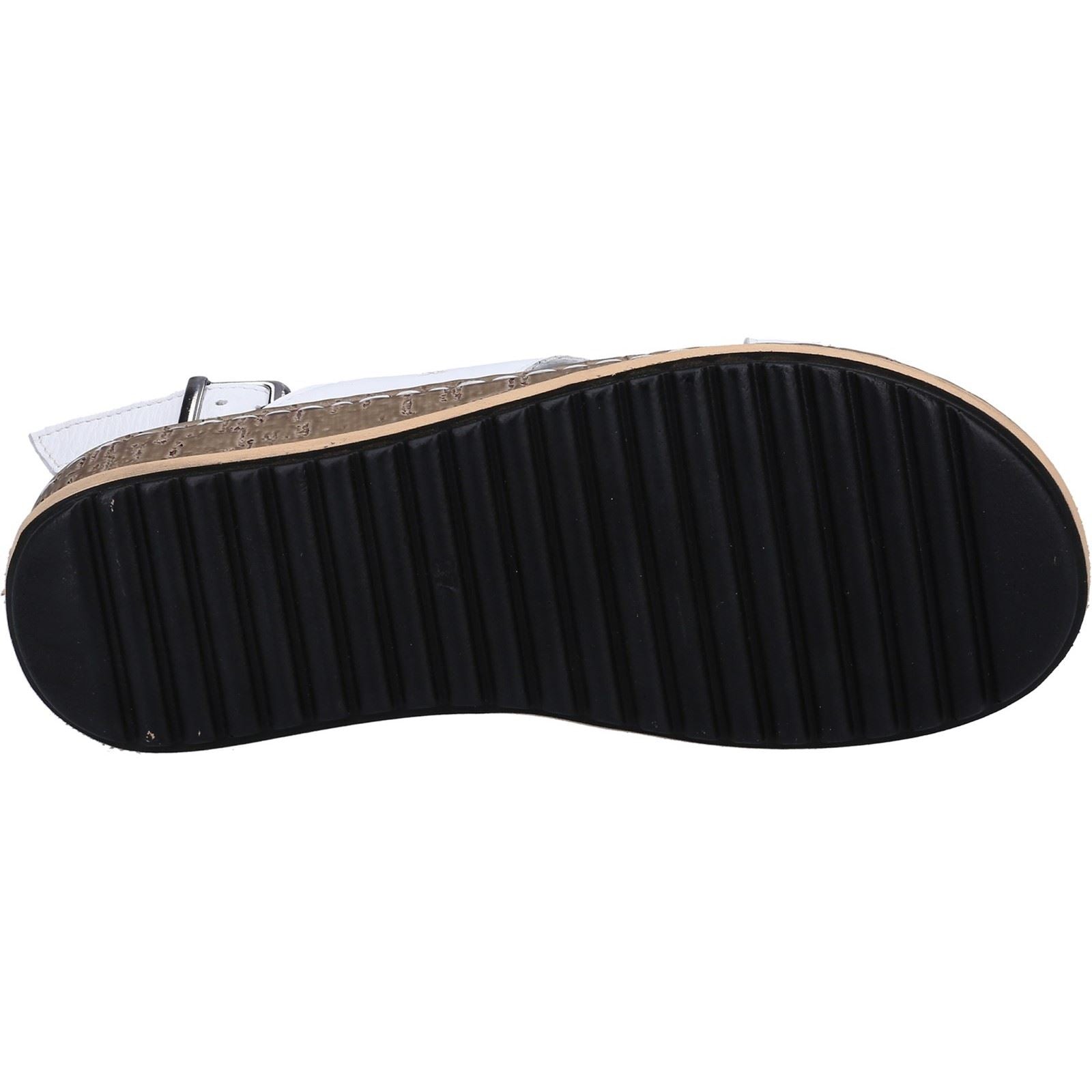 Hush Puppies Elena Escarpins Compensés Blancs Pour Femme En Cuir