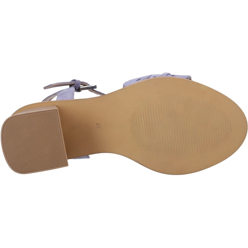 Hush Puppies Lacie Sandales Bleues Pour Femmes En Suède