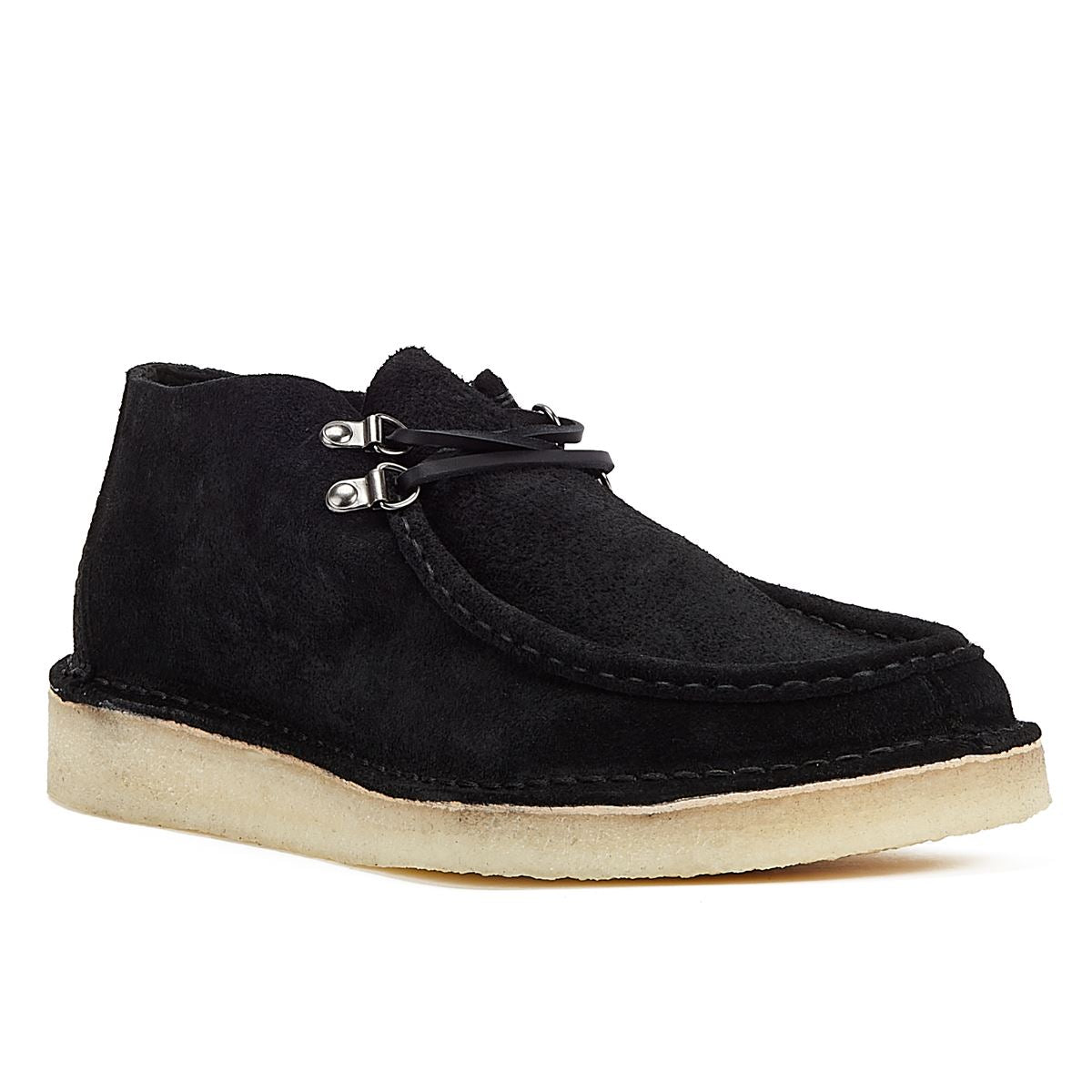 Clarks Originals Bottes Noires Pour Homme En Daim Nomade Du Désert